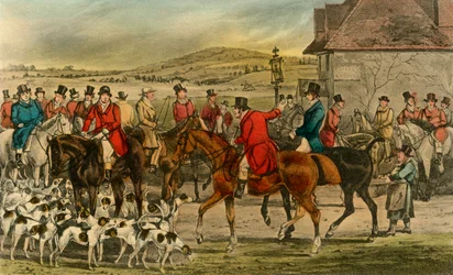 Mr. Jorrocks stellt den Yorkshireman dem Surrey vor, 1838