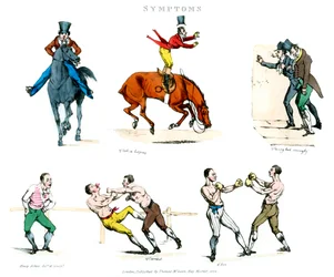 Symptome des Amüsiertseins, 1822