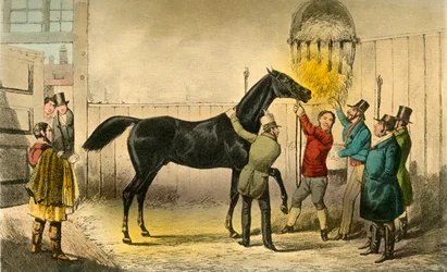 Der Baron trinkt seinen Wein, 1838