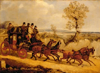 Der Dover-Kutsche bergab