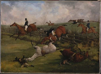 Das große Leicestershire-Steeplechase, 12. März 1829: Eine reiche Szene, wie sie kein anderes Land bieten kann