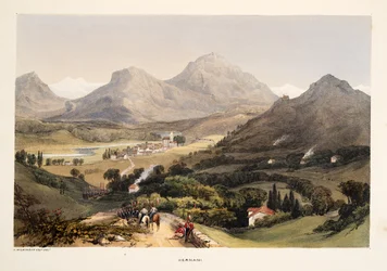 Hernani, aus Skizzen der Landschaft in den baskischen Provinzen Spaniens, mit einer Auswahl nationaler Musik, veröffentlicht 1838
