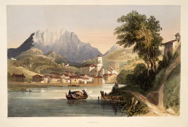 Renteria, aus Skizzen der Landschaft in den Baskischen Provinzen Spaniens, mit einer Auswahl nationaler Musik, veröffentlicht 1838