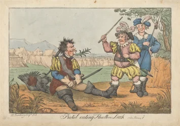 Pistol isst Fluellen