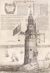 Edystone Leuchtturm, veröffentlicht ca. 1762