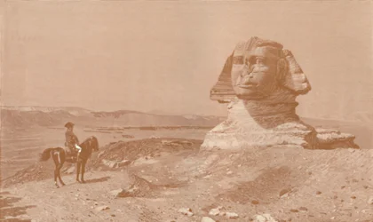 Bonaparte vor der Sphinx