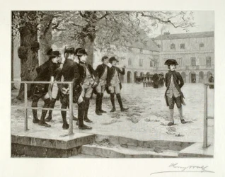 Bonaparte, der Novize, in der Schule von Brienne