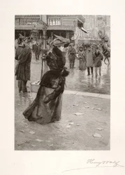 Boulevard des Italiens, eine echte Pariserin