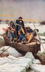 George Washington überquert den Delaware