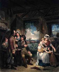 Frieden, graviert von John Whessell, veröffentlicht von T. Simpson und Darling & Thompson, 1798 (Punktstich)