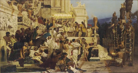 Leuchtfeuer des Christentums. Neros Fackeln, 1882