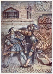Festnahme des Spions, Illustration aus 