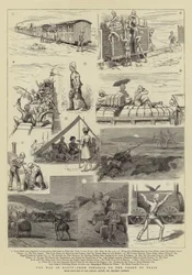 Der Krieg in Ägypten, von Ismailia zur Front mit dem Zug