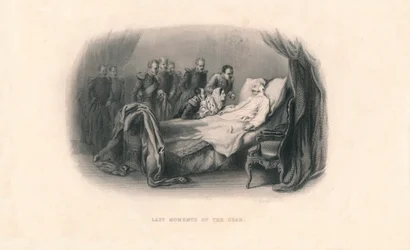 Letzte Momente des Zaren, ca. 1857