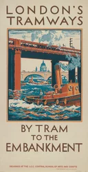 Mit der Straßenbahn zum Embankment, 1924