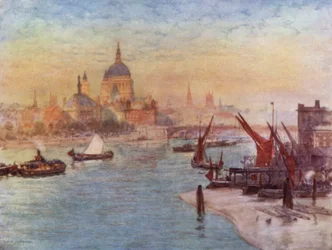 Blick von der Waterloo-Brücke