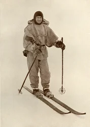 Kapitän Scott auf Skiern, ca. 1910-1913, 1913