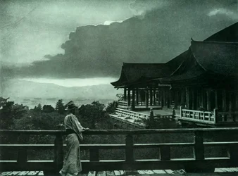 Mondschein bei Kiyomizu-Dera, 1910