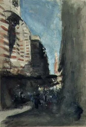 Eine Straße in Kairo