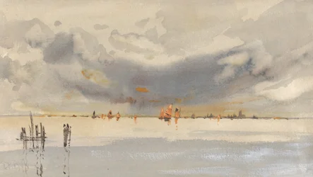 Abend an der Lagune, Venedig