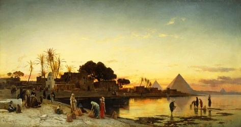 Am Nil, ca. 1875