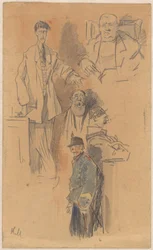 Porträt von Jan Hamdorf und W. van der Pluym