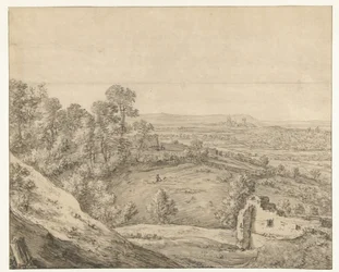 Ansicht von Kleve vom Monterberg aus