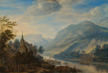 Blick auf den Rhein bei Reineck