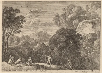 Ein tanzender Satyr