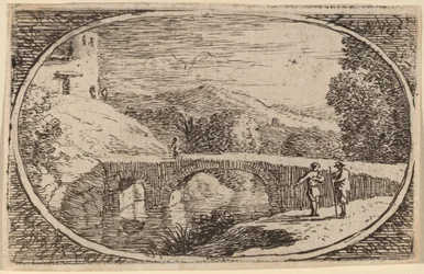 Eine Steinbrücke