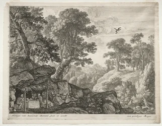 Landschaft mit den Heiligen Paulus und Antonius
