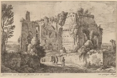 Landschaft mit dem Kardinal