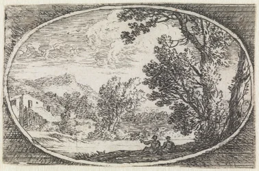 Landschaft (Nr. 21 aus der Serie: variae campestrum fantasiae)