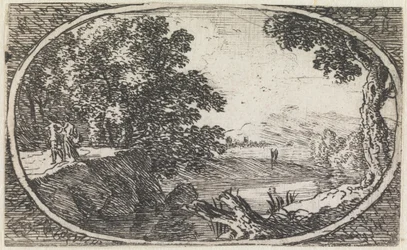 Landschaft (Nr. 24 aus der Serie: variae campestrum fantasiae)
