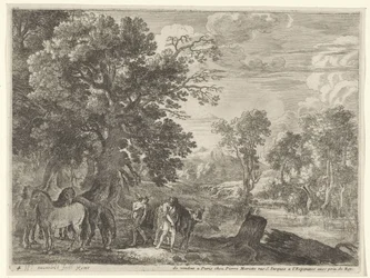 Merkur bringt Battus zum Schweigen