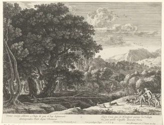 Venus und Adonis auf der Jagd