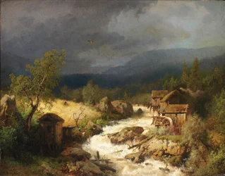 Mühle an einem Wildbach