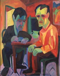 Die Diskussion; Das Gespräch, ca. 1925