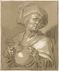Mann mit Krug