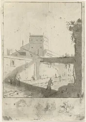 Stadtansicht (Italienische Landschaft)