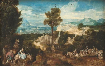 Landschaft mit der Flucht nach Ägypten