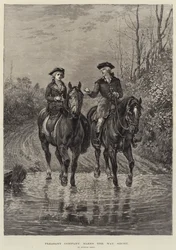 Angenehme Gesellschaft verkürzt den Weg