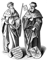 Der Herzog von Sachsen und der Markgraf von Brandenburg, 16. Jahrhundert 1849