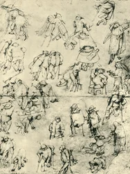 Bettler, 15.-16. Jahrhundert, 1943