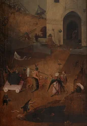 (Detail) des rechten Panels des Jüngsten Gerichts
