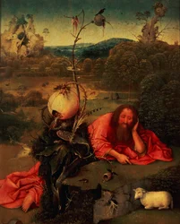 Johannes der Täufer in Meditation