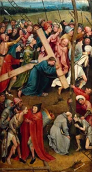 Der Christus, der sein Kreuz trägt, Der Weg nach Golgatha