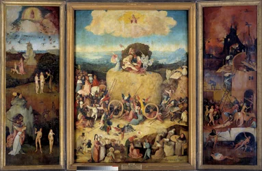 Der Heuwagen Allegorie der Vergangenheit, Gegenwart und Zukunft