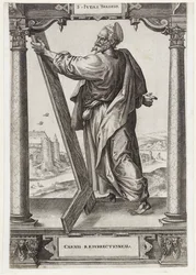 Heiliger Judas Thaddäus (Christus und die zwölf Apostel, und Heiliger Paulus)