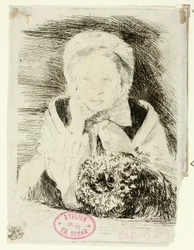 Marguerite Degas, die Schwester des Künstlers